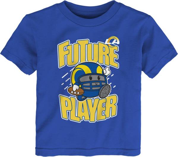 NFL Team Apparel Toddler Los Angeles Rams Poki Player Royal T-Shirt product image