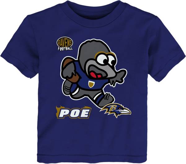 NFL Team Apparel Toddler Baltimore Ravens Sizzle Mascot Purple T-Shirt product image