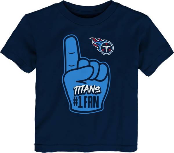 NFL Team Apparel Toddler Tennessee Titans Hand Off Navy T-Shirt product image