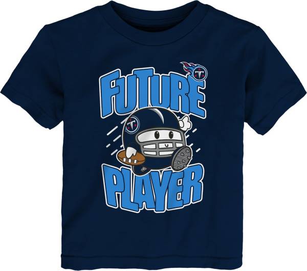 NFL Team Apparel Toddler Tennessee Titans Poki Player Navy T-Shirt product image