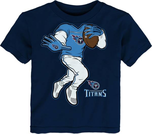 NFL Team Apparel Toddler Tennessee Titans Stiff Arm Navy T-Shirt product image