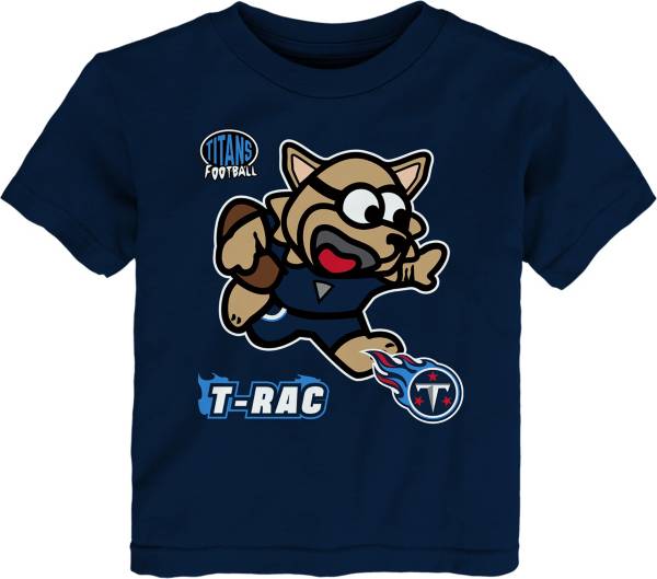 NFL Team Apparel Toddler Tennessee Titans Sizzle Mascot Navy T-Shirt product image