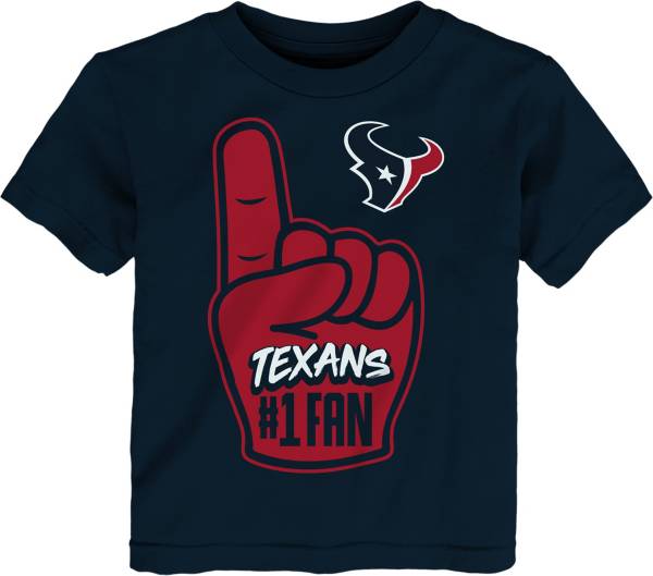 NFL Team Apparel Toddler Houston Texans Hand Off Navy T-Shirt product image