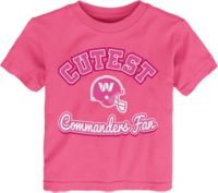 New Era Apparel Girls' Washington Commanders Heart White T-Shirt