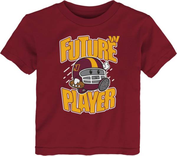NFL Team Apparel Toddler Washington Commanders Poki Player Red T-Shirt product image