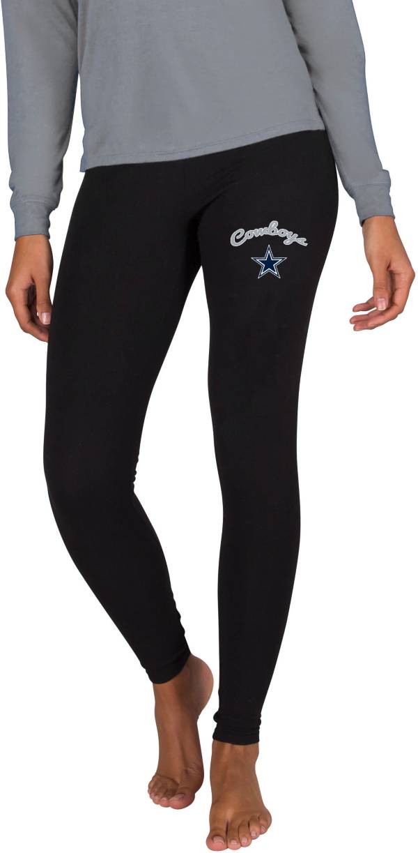 FOCO Dallas Cowboys NFL Womens Calf Logo Black Leggings