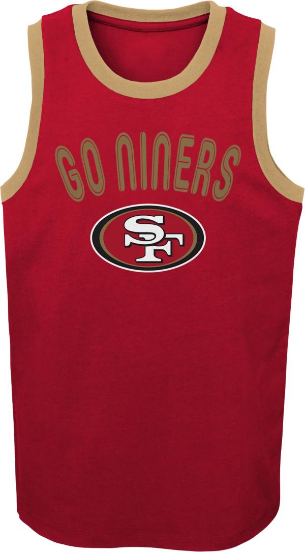 NFL Team Apparel Youth San Francisco 49ers Striker Red Tank Top product image