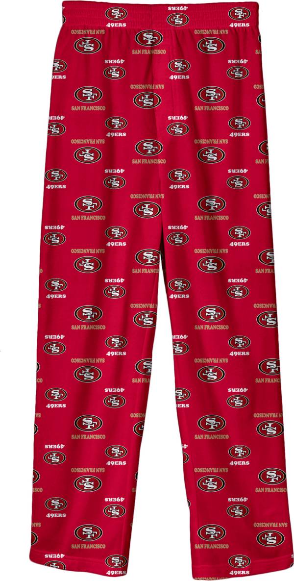 San Francisco 49ers NFL Team Apparel Kids Size 7 Red Pajama Lounge Pants  NWT