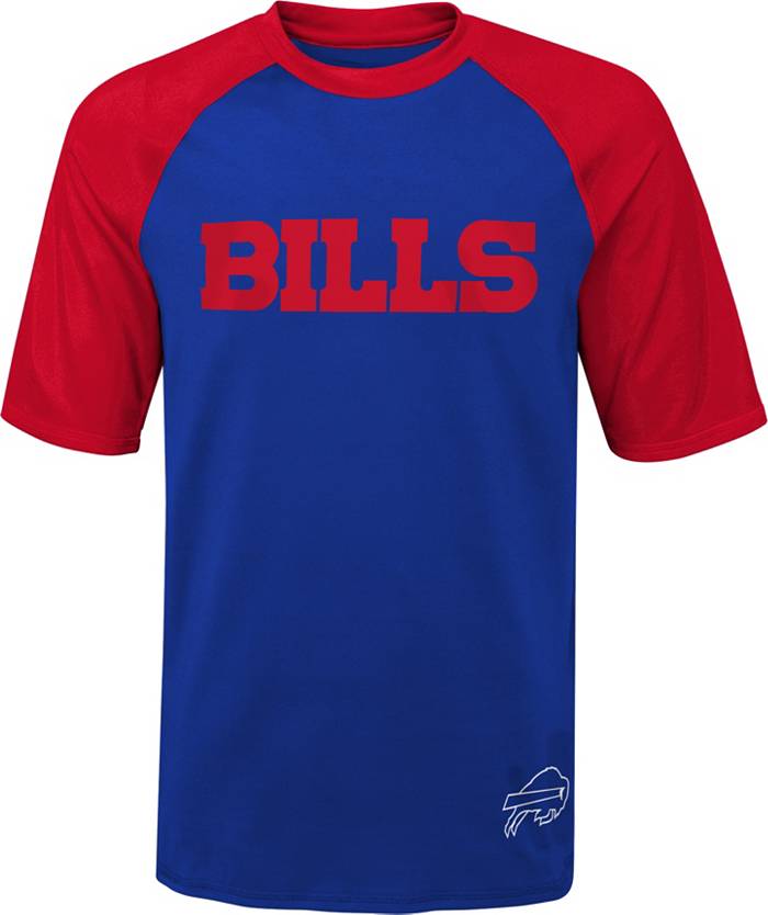 NFL Team Apparel Youth Buffalo Bills Rash Guard Royal T-Shirt