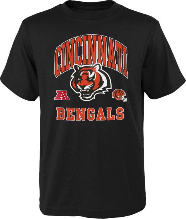NFL Team Apparel Youth Cincinnati Bengals Official Business Black T-Shirt product image