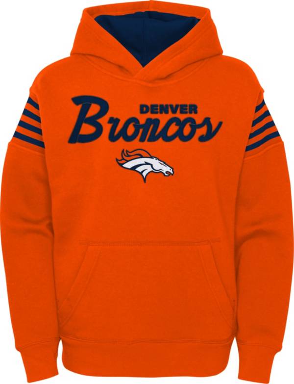 NFL Team Apparel Youth Denver Broncos Champ Is Here Orange Hoodie product image