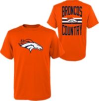 NFL Team Apparel Youth Denver Broncos Game Time White T-Shirt