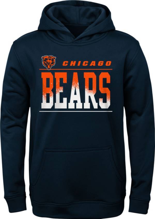 NFL Team Apparel Youth Chicago Bears Play By Play Navy Hoodie product image