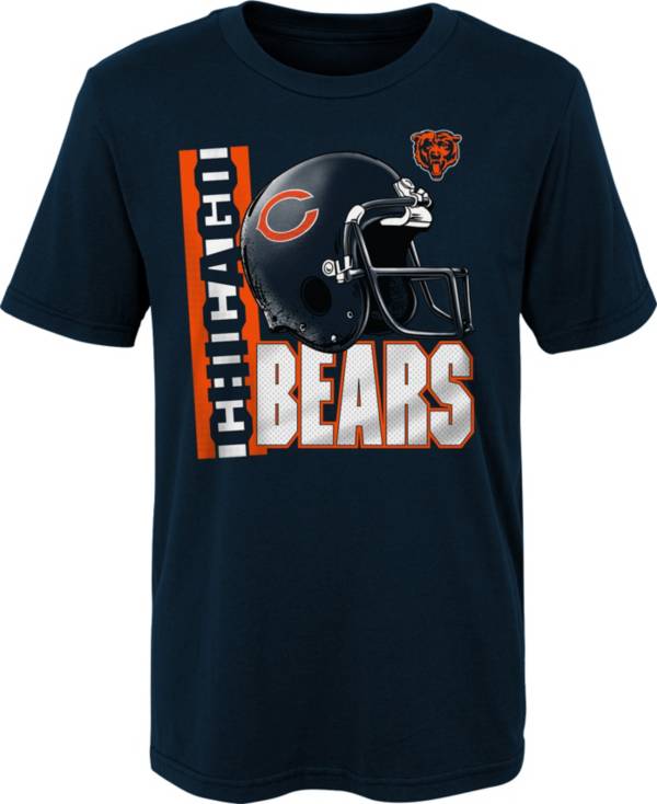 NFL Team Apparel Little Kids' Chicago Bears Draft Pick Navy T-Shirt