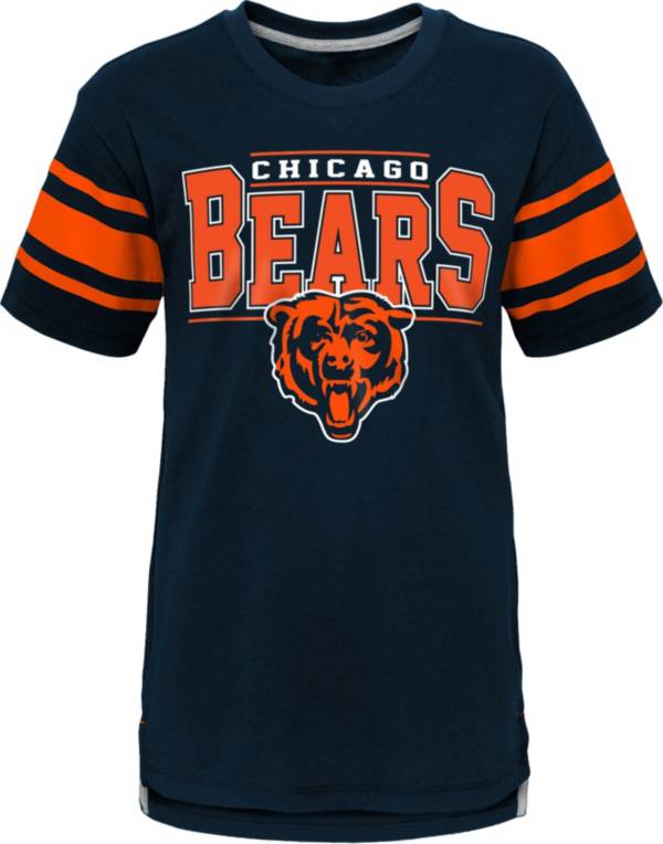 NFL Team Apparel Youth Chicago Bears Huddle Up Navy T-Shirt product image