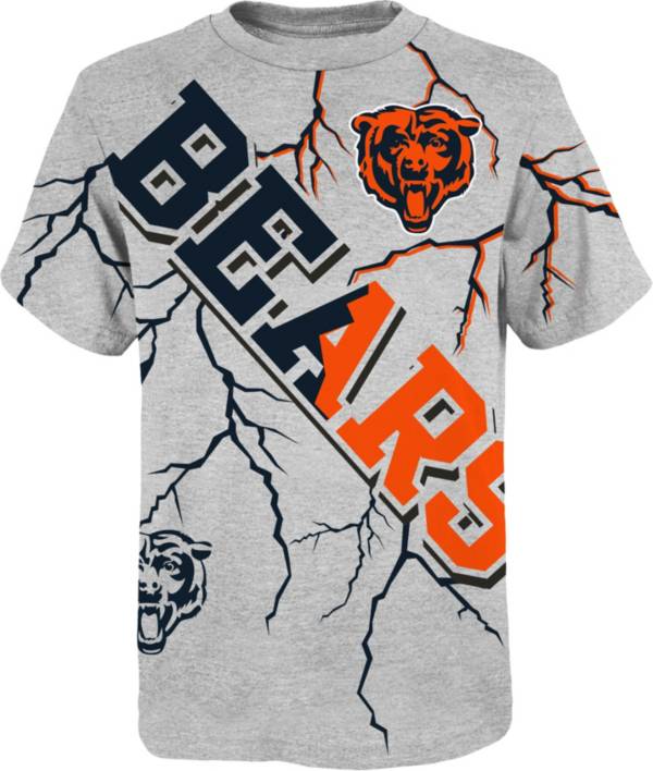 NFL Team Apparel Youth Chicago Bears Highlights Grey T-Shirt product image