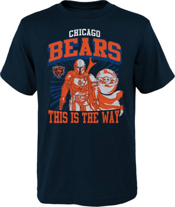 NFL Team Apparel Youth Chicago Bears Star Wars 'The Way' Navy T-Shirt product image