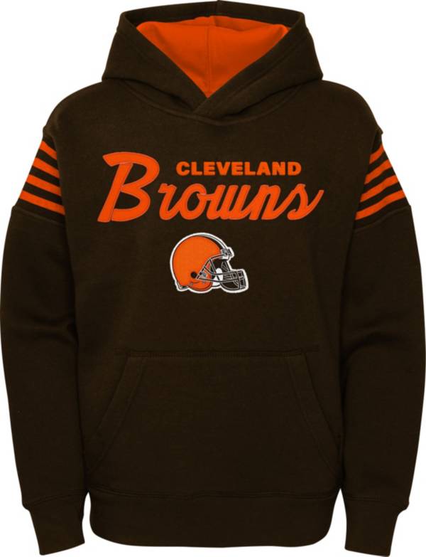 NFL Team Apparel Youth Cleveland Browns Champ Is Here Brown Hoodie product image