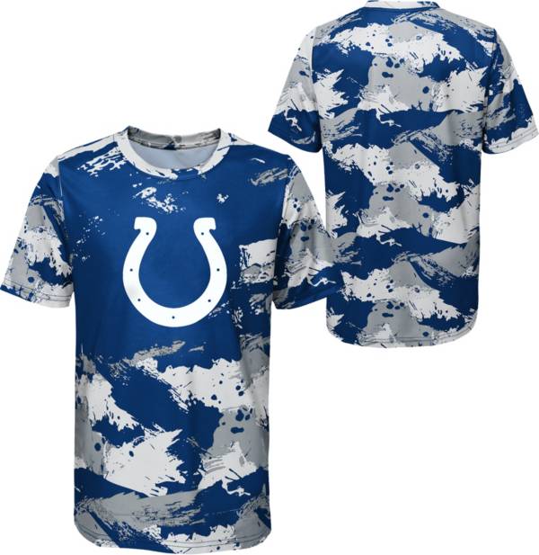 NFL Team Apparel Youth Indianapolis Colts Cross Pattern Black T-Shirt product image