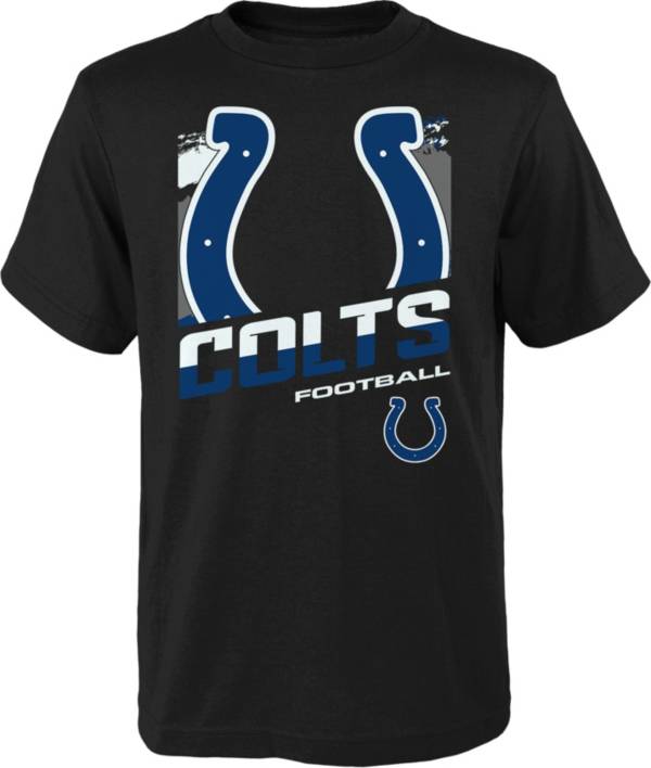 NFL Team Apparel Youth Indianapolis Colts Rowdy Black T-Shirt product image