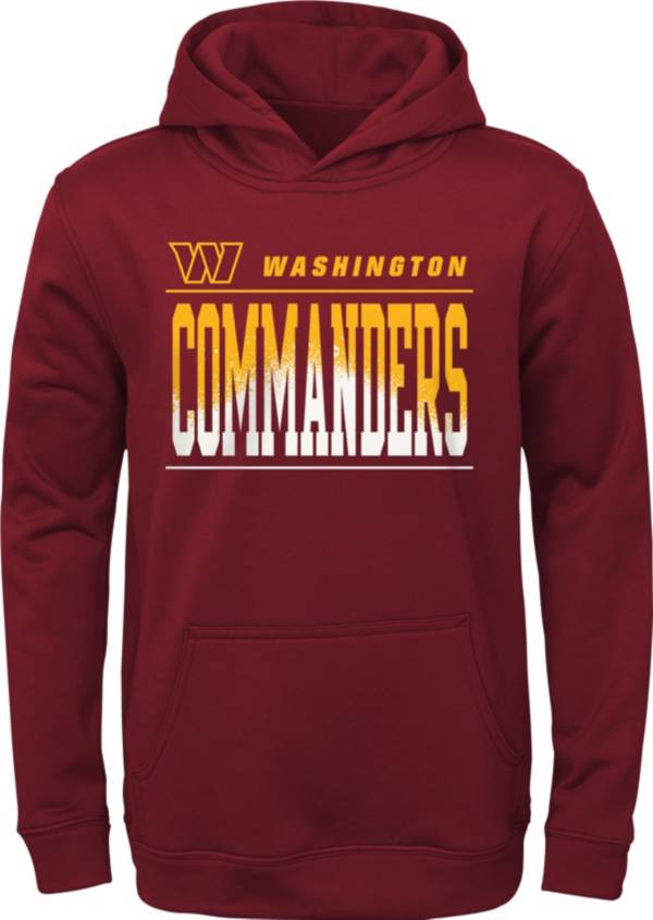 NFL Team Apparel Youth Washington Commanders Play By Play Red Hoodie product image