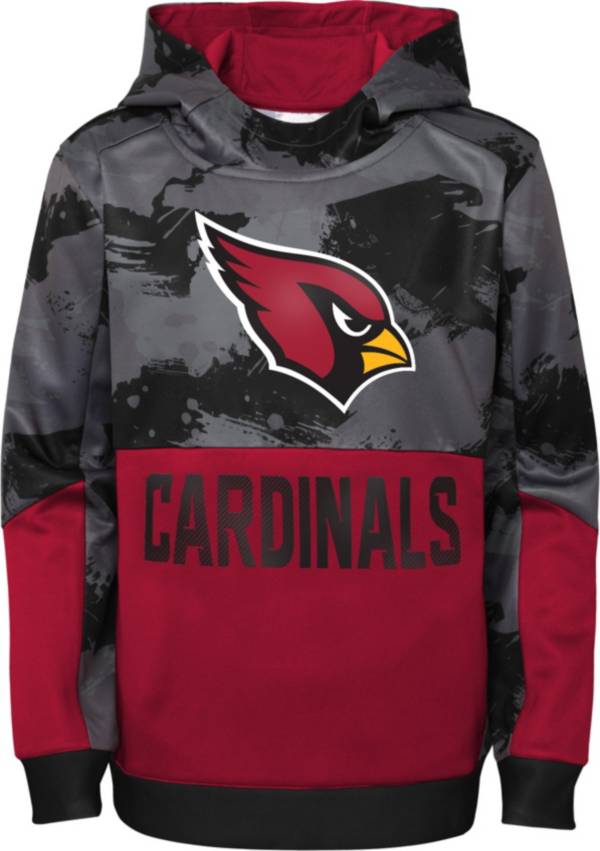 NFL Team Apparel Youth Arizona Cardinals Covert Black/Red Hoodie product image