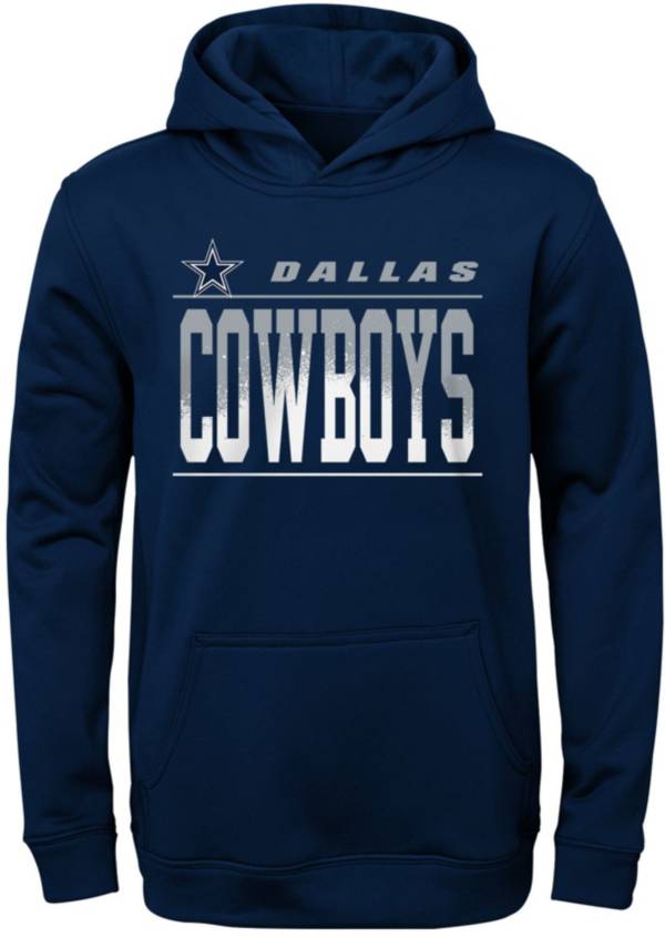 NFL Team Apparel Youth Dallas Cowboys Play By Play Navy Hoodie product image