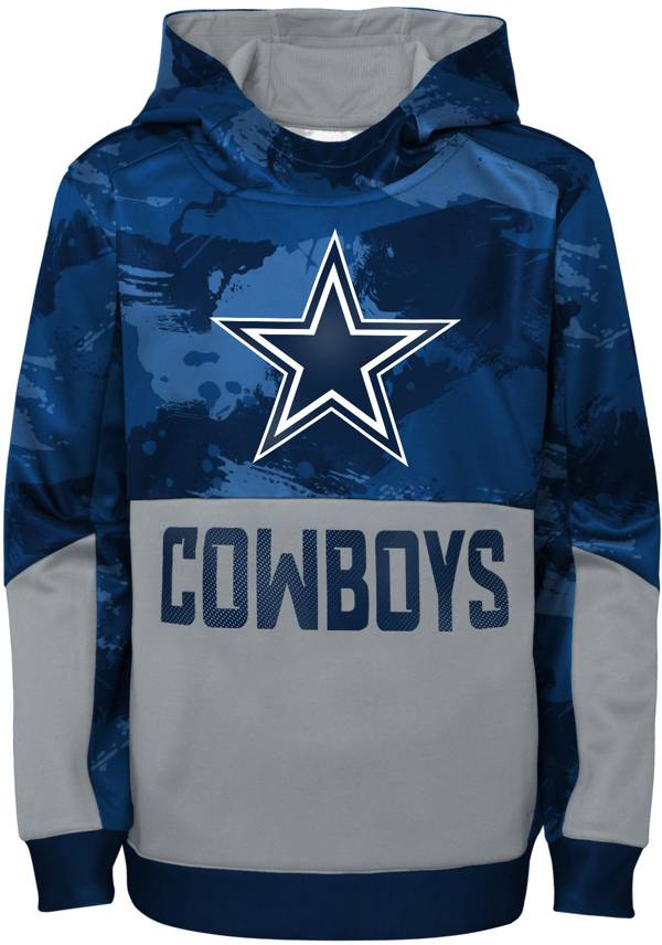 NFL Team Apparel Youth Dallas Cowboys Covert Navy Hoode product image