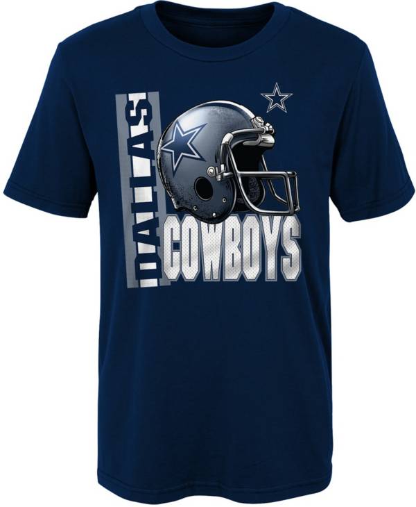 NFL Team Apparel Little Kids' Dallas Cowboys Draft Pick Navy T-Shirt product image