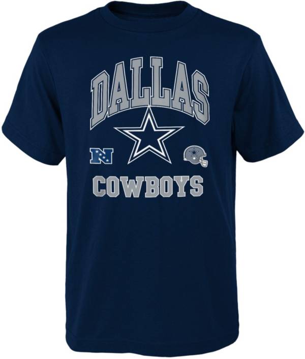 NFL Team Apparel Youth Dallas Cowboys Official Business Navy T-Shirt product image