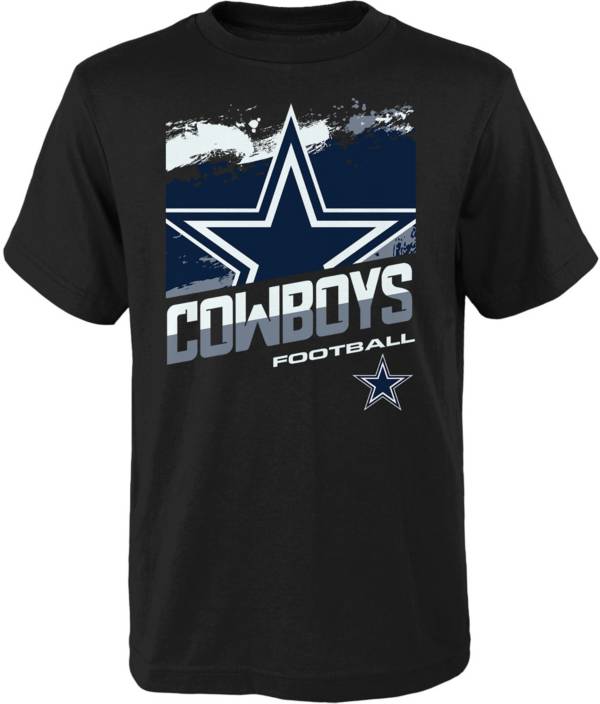 NFL Team Apparel Youth Dallas Cowboys Rowdy Black T-Shirt product image