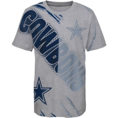 sorry, NFL Team Apparel Youth Dallas Cowboys Overload Grey T-Shirt is currently out of stock