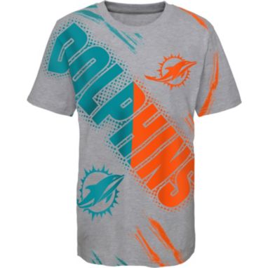 sorry, NFL Team Apparel Youth Miami Dolphins Overload Grey T-Shirt is currently out of stock