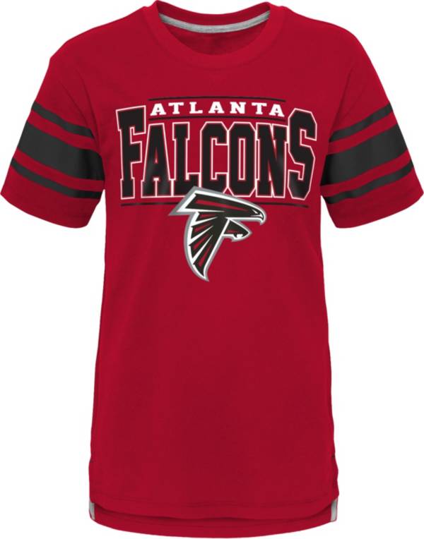 NFL Team Apparel Youth Atlanta Falcons Huddle Up Red T-Shirt product image