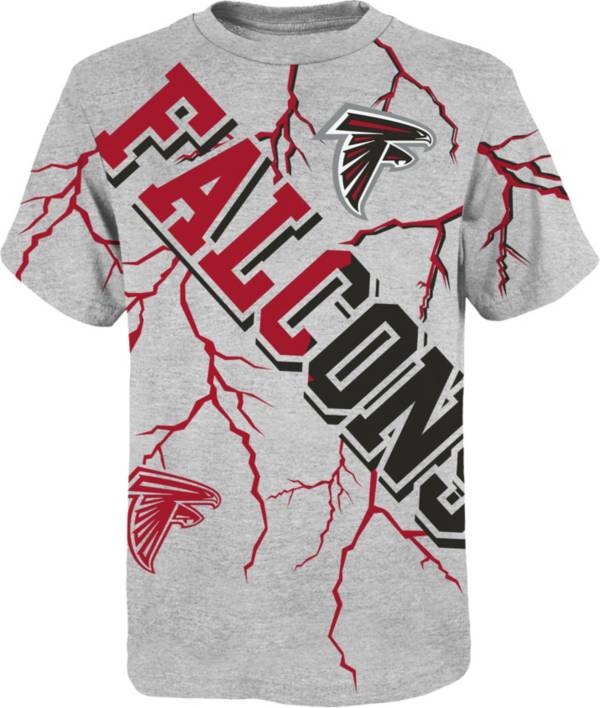 NFL Team Apparel Youth Atlanta Falcons Highlights Grey T-Shirt product image