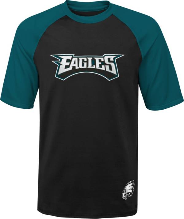 Philadelphia Eagles Youth Kelly Green Engage Long Sleeve Tee