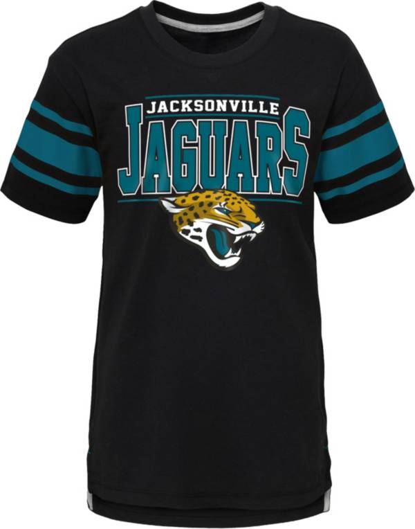 NFL Team Apparel Youth Jacksonville Jaguars Huddle Up Black T-Shirt product image