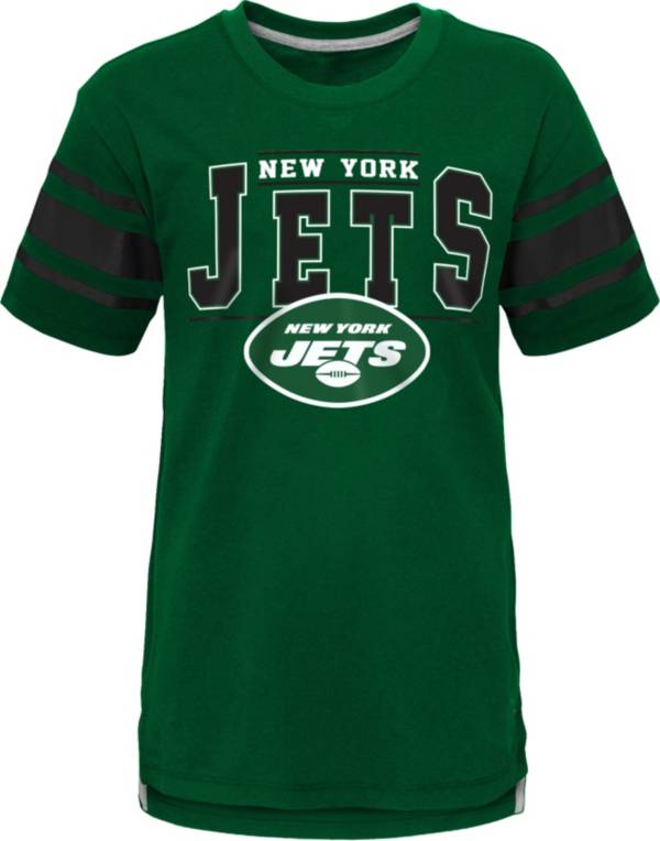 NFL Team Apparel Youth New York Jets Huddle Up Green T-Shirt product image