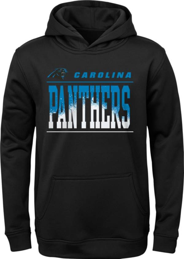 NFL Team Apparel Youth Carolina Panthers Play By Play Black Hoodie product image