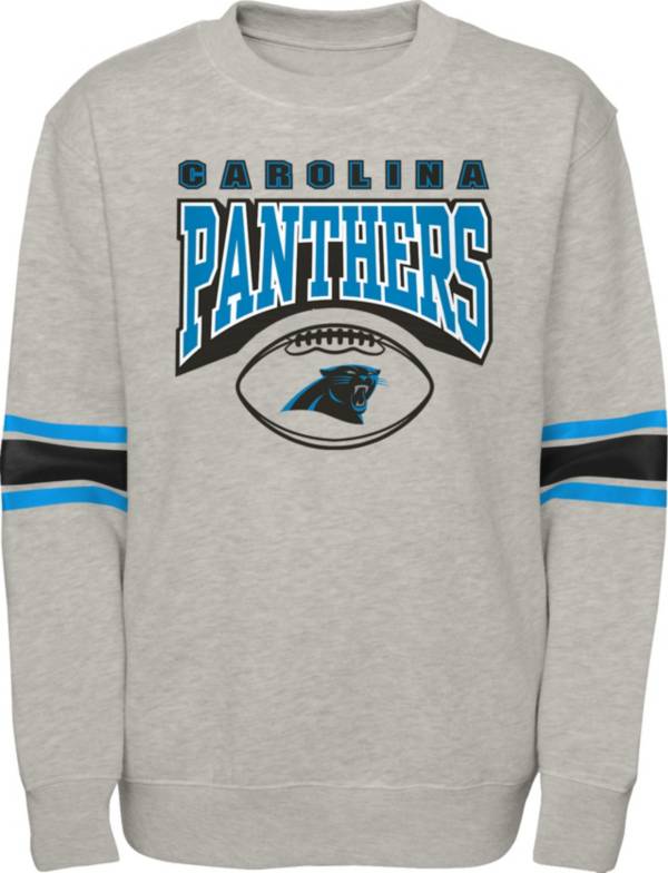 NFL Team Apparel Little Kids' Carolina Panthers Fan Fave Grey Crew product image