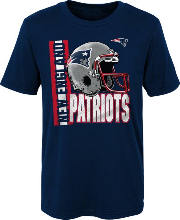 NFL Team Apparel Little Kids' New England Patriots Draft Pick Navy T-Shirt product image