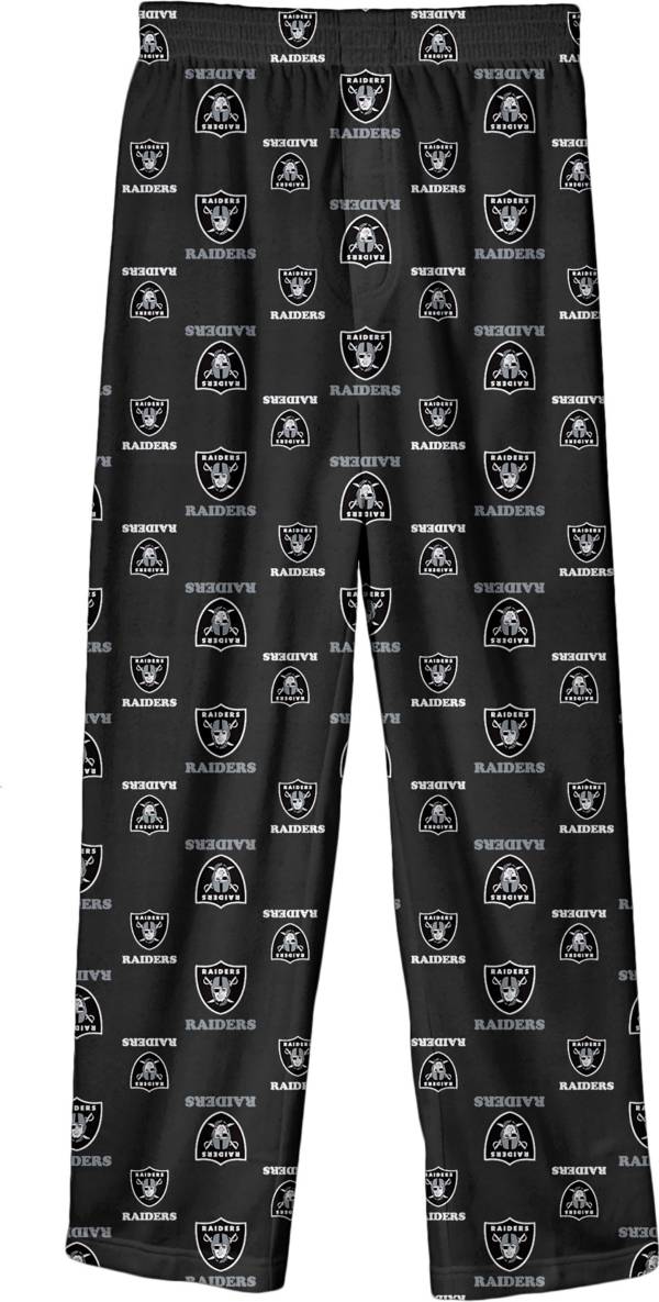 NFL Team Apparel Youth Las Vegas Raiders Sleep Pants