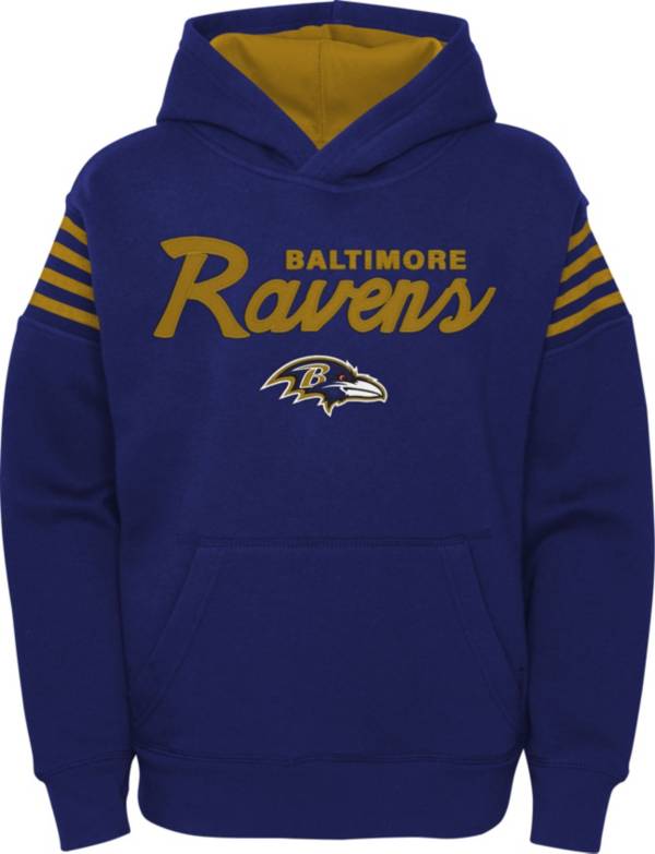 NFL Team Apparel Youth Baltimore Ravens Champ Is Here Purple Hoodie product image