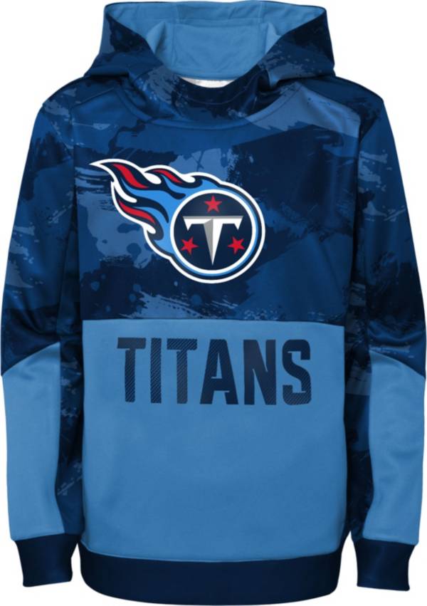 NFL Team Apparel Youth Tennessee Titans Covert Navy/Blue Hoodie product image
