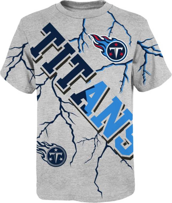 NFL Team Apparel Youth Tennessee Titans Highlights Grey T-Shirt product image
