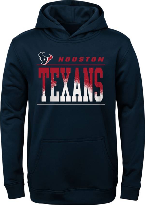 NFL Team Apparel Youth Houston Texans Play By Play Navy Hoodie product image