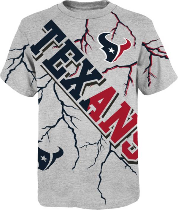 NFL Team Apparel Youth Houston Texans Highlights Grey T-Shirt product image