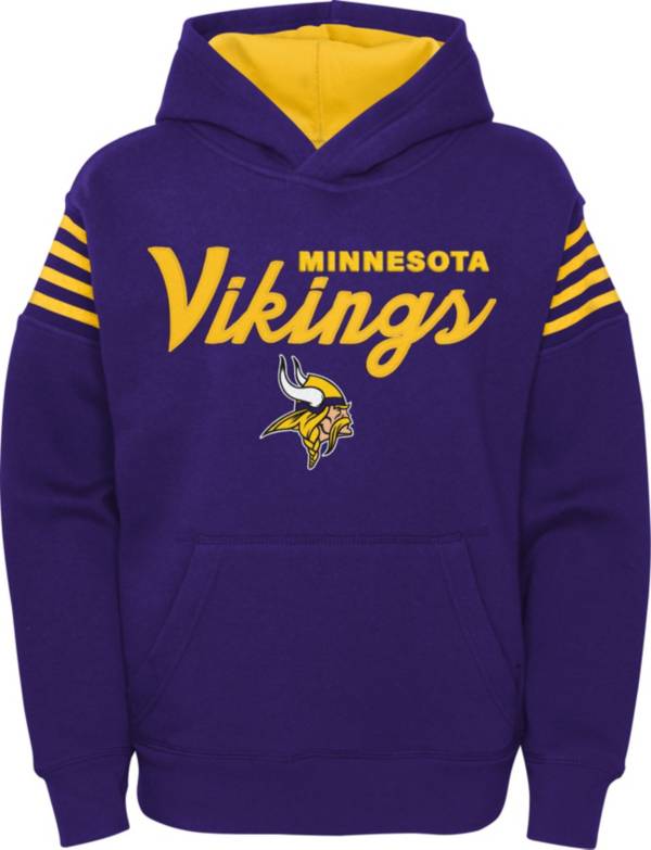 NFL Team Apparel Youth Minnesota Vikings Champ Is Here Purple Hoodie product image