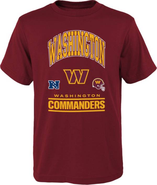 NFL Team Apparel Youth Washington Commanders Official Business Team Color T-Shirt product image