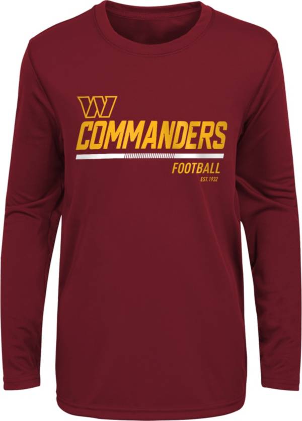 NFL Team Apparel Little Kids' Washington Commanders Engage Red Long Sleeve T-Shirt product image
